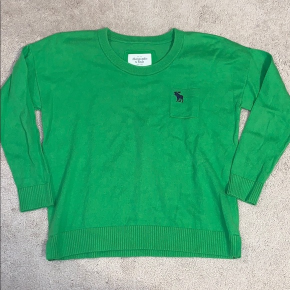 Abercrombie& Fitch green sweater - Picture 1 of 1